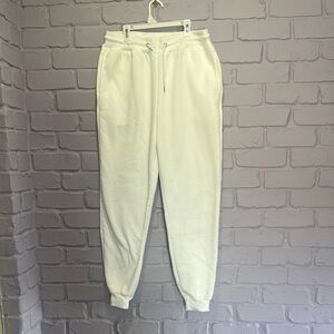 NEW White Jogger Sweatpants size XXL